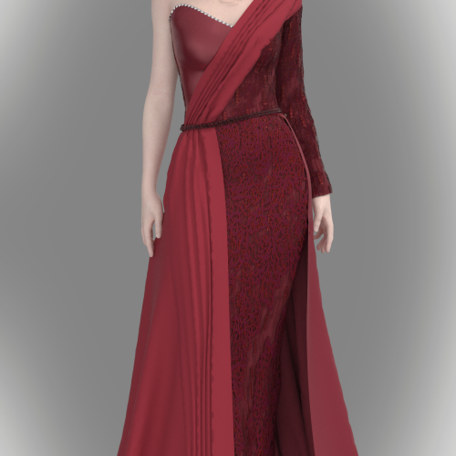 Seraphina Chiffon Maxi Dress